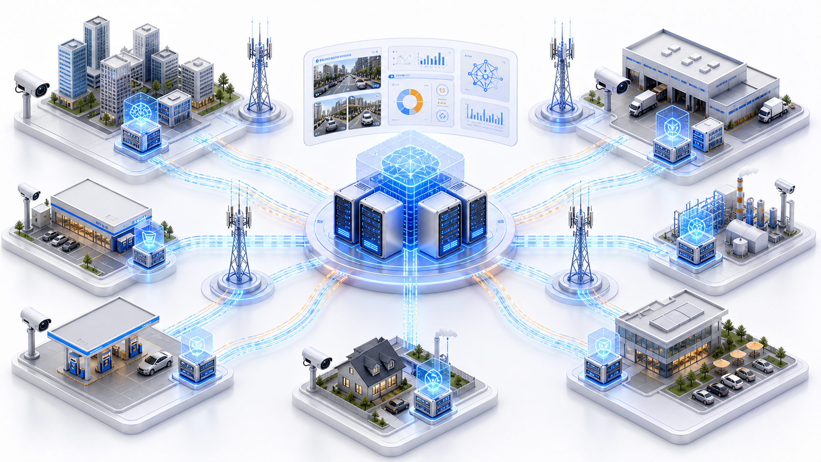 The ISP network as a distributed physical AI platform
