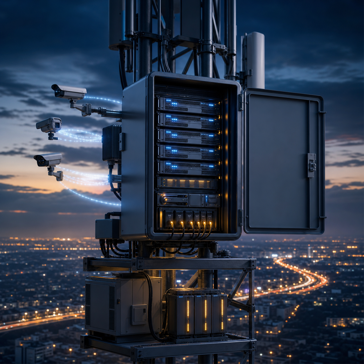 El sitio telecom se convierte en hub edge para servicios visuales